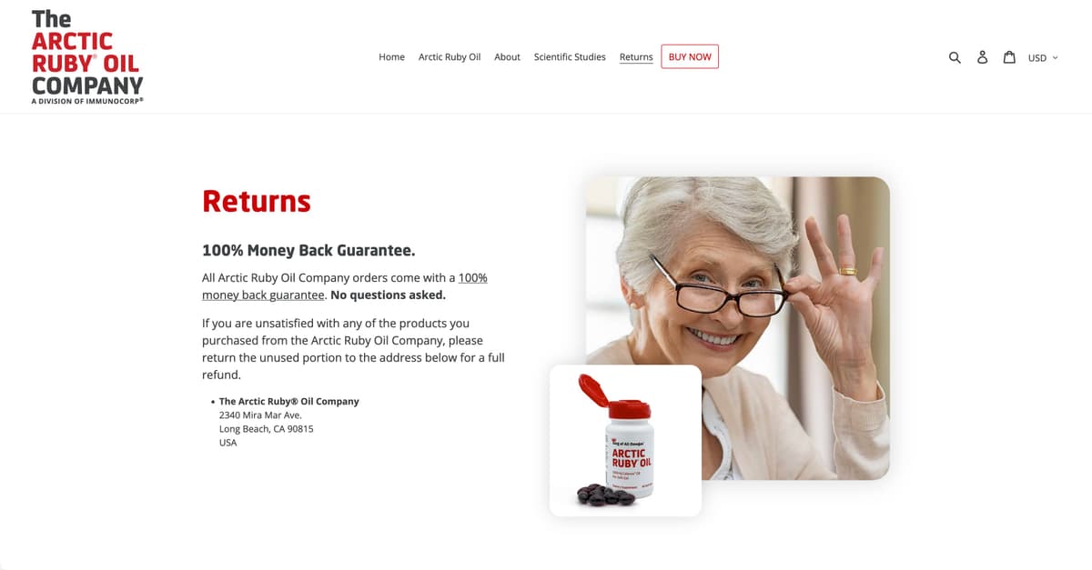 Returns Page